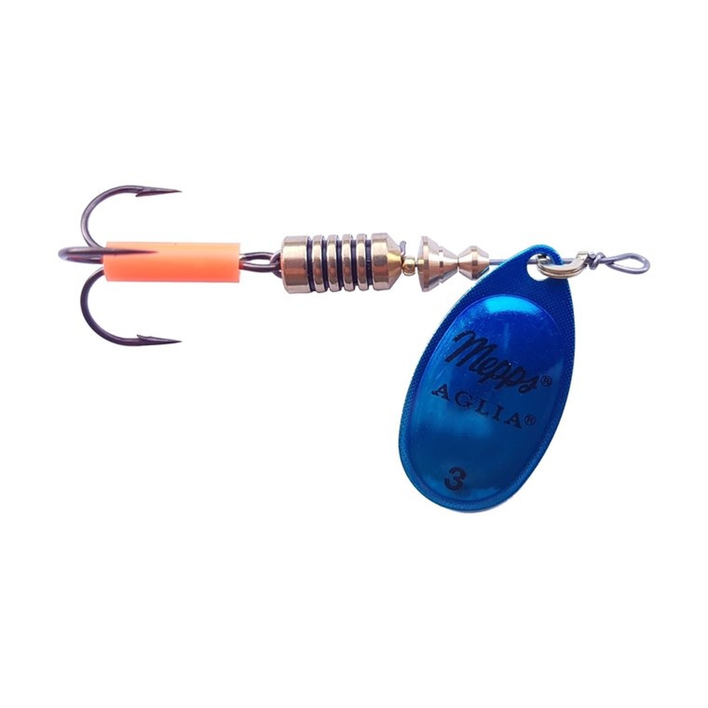 Mepps AGLIA PLATINUM blue 3/6.5g 23042 – spoon for Pike, Perch, Zander