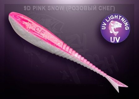 Crazy Fish Glider Pink Snow | Squid 55mm