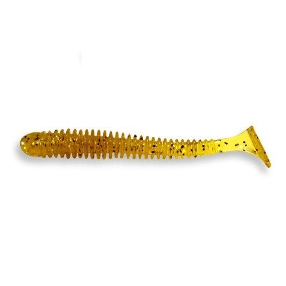 Vibro Worm 85mm Caramel | Squid 1285-9-6 – softbait for Pike, Perch, Zander