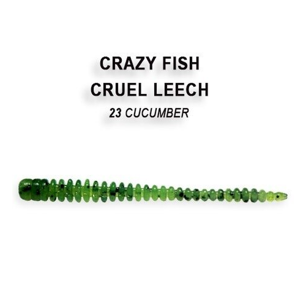 Cruel Leech 55mm Cucumber | Squid 855-23-6 – softbait for Pike, Perch, Zander
