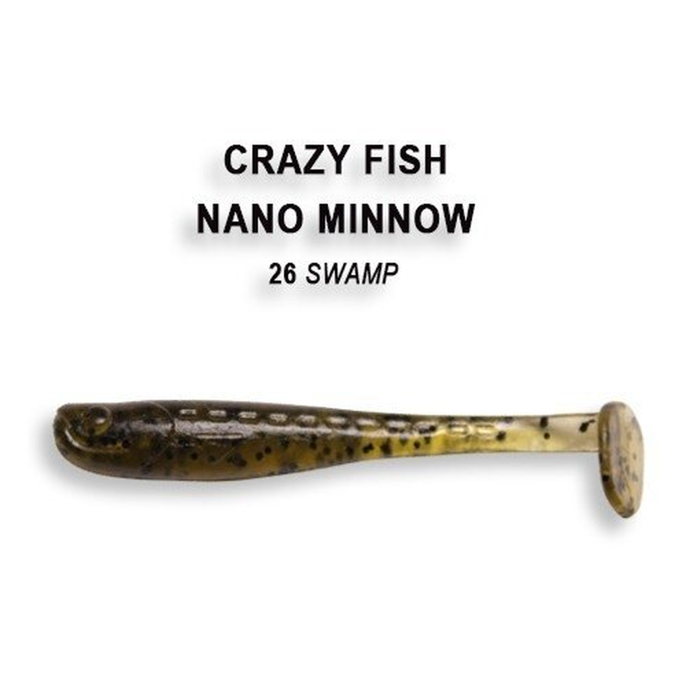 Nano Minnow 40mm Swamp | Squid 6-4-26-6 – softbait for Pike, Perch, Zander