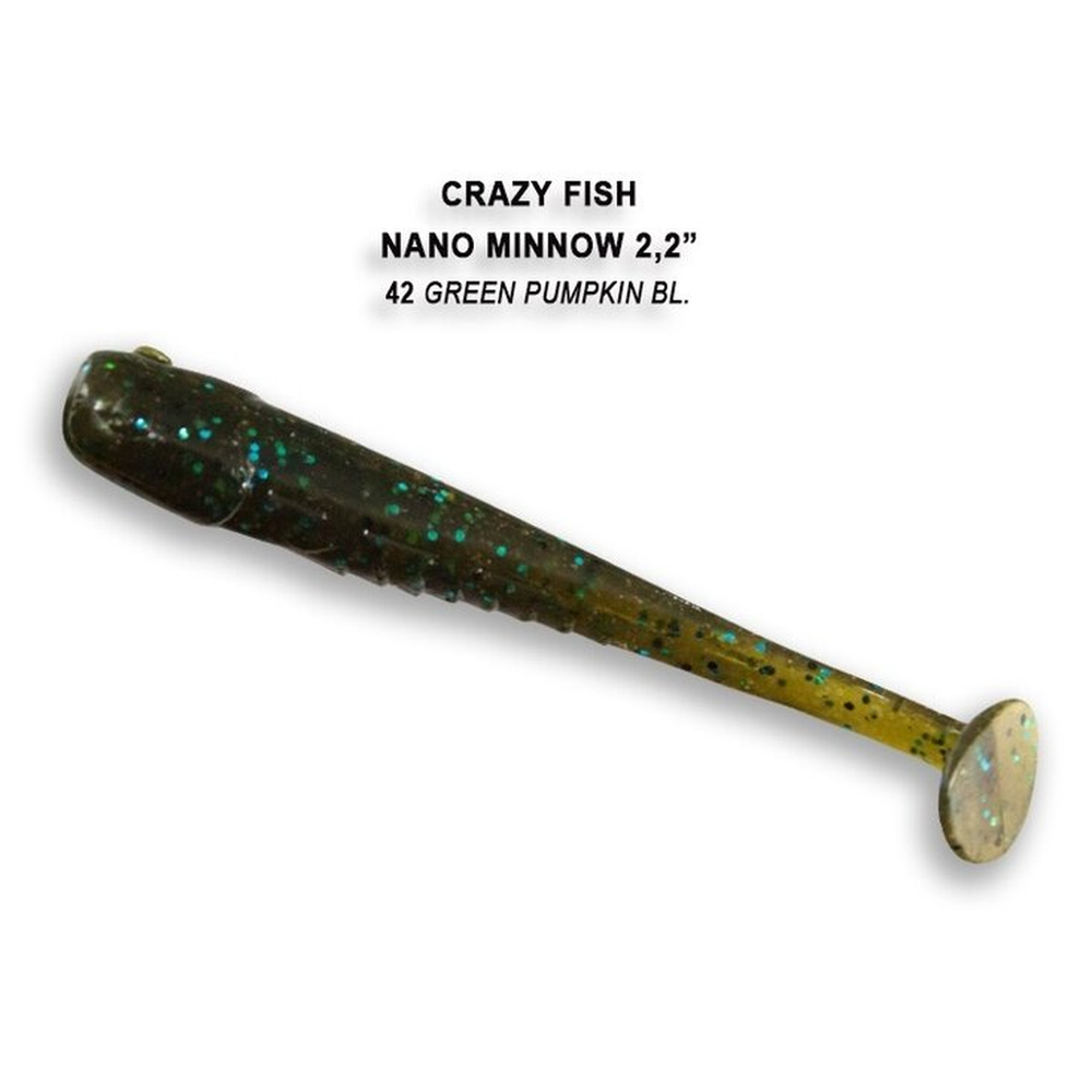 Nano Minnow 55mm Dark Beer | Squid 2555-42-6 – softbait for Pike, Perch, Zander
