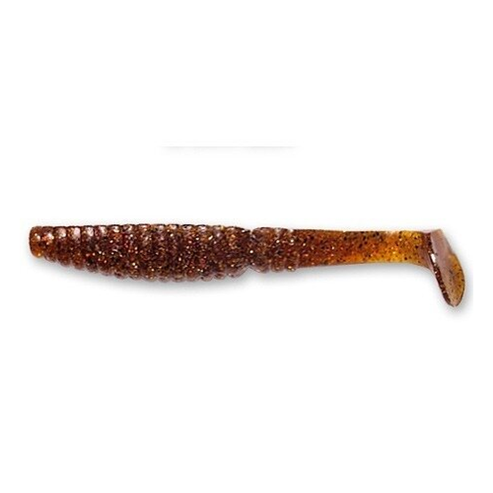 Scalp Minnow 80mm Dark Beer | Squid 7-8-32-6 – softbait for Pike, Perch, Zander