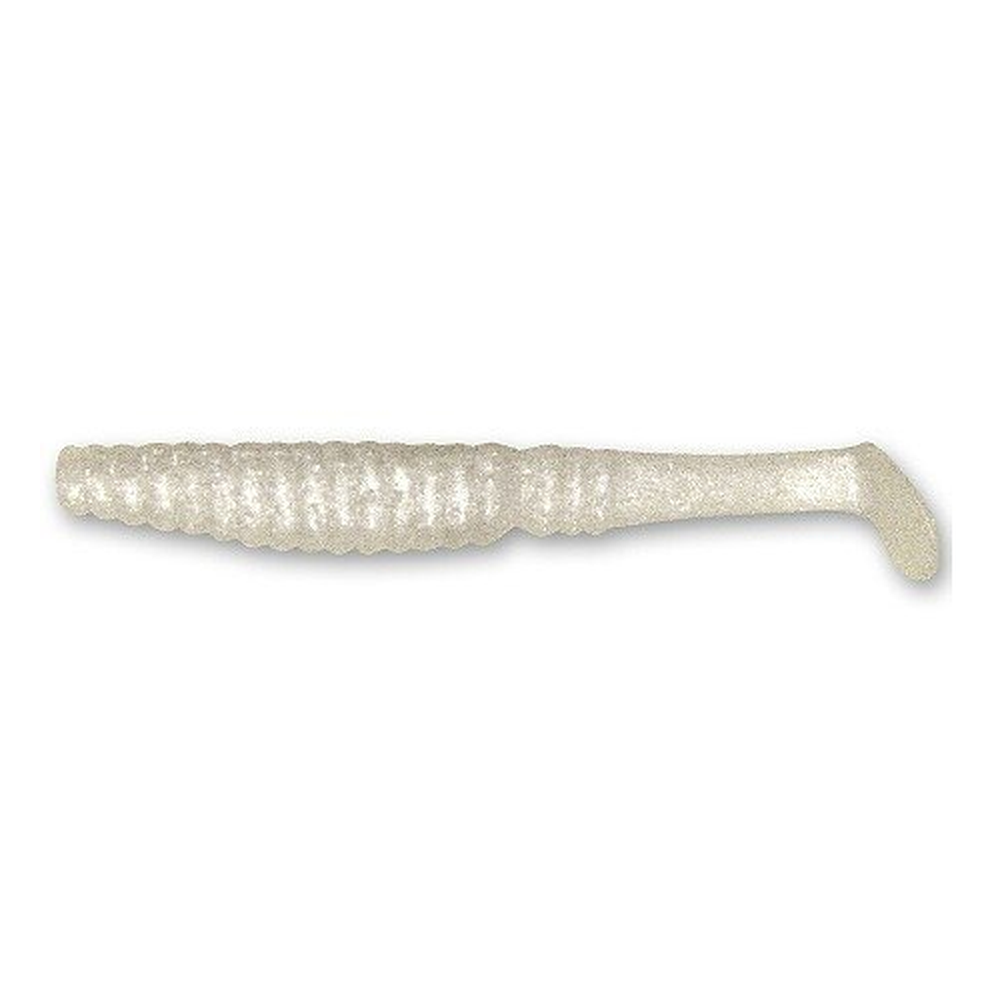 Scalp Minnow 100mm Snow White | Shrimp 18-10-49-6 – softbait for Pike, Perch, Zander