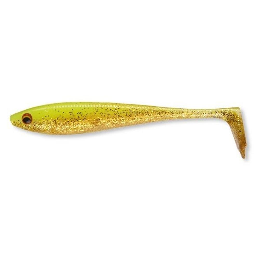 Daiwa Tournament Duckfin Shad 9cm UV Chartreuse 600-009 – softbait for Pike, Perch, Zander