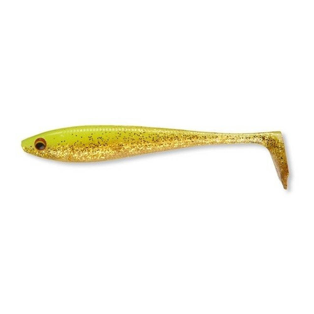 Daiwa Tournament Duckfin Shad 13cm UV Chartreuse 601-013 – softbait for Pike, Perch, Zander