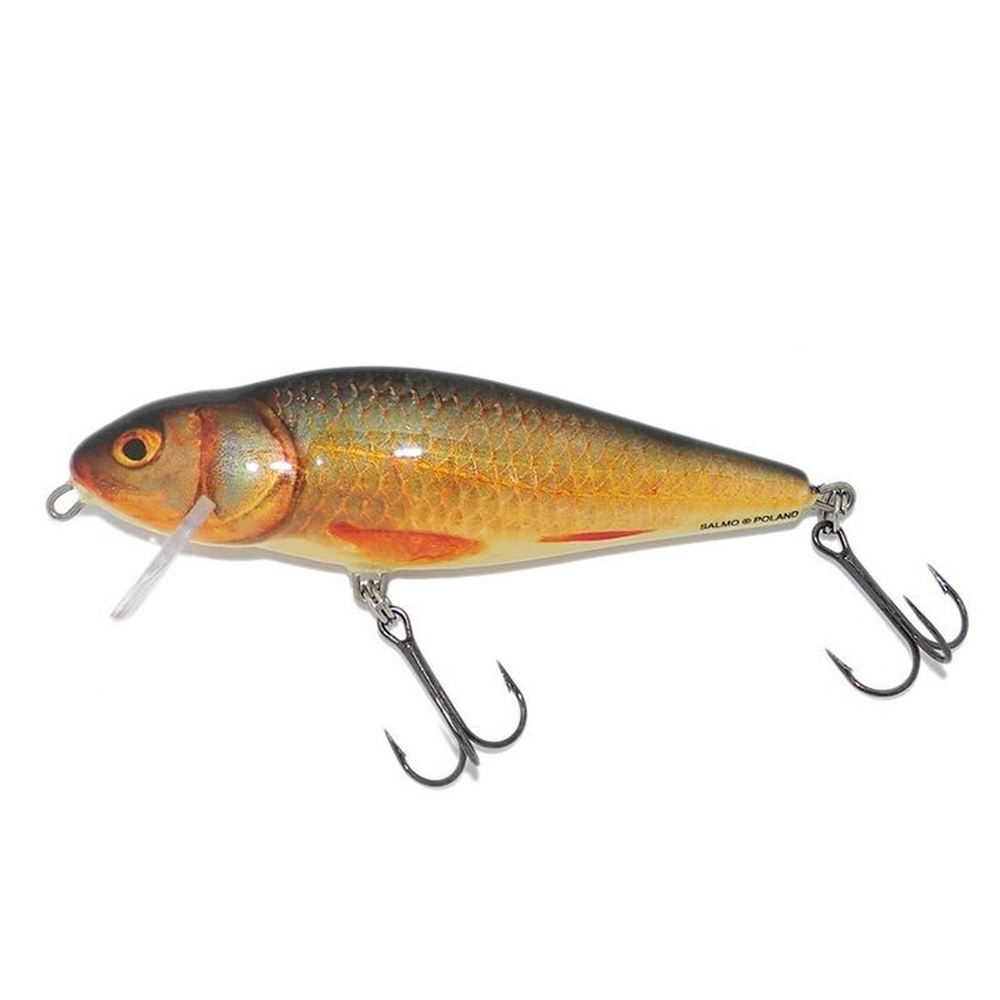 Salmo Perch 12cm RR PH12SR-RR – crankbait for Pike, Perch, Zander