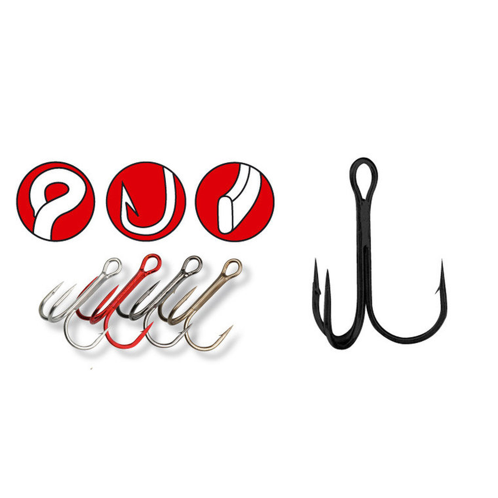 Treble 13 B maat 1 146666 001 – Lure for Pike, Perch, Zander