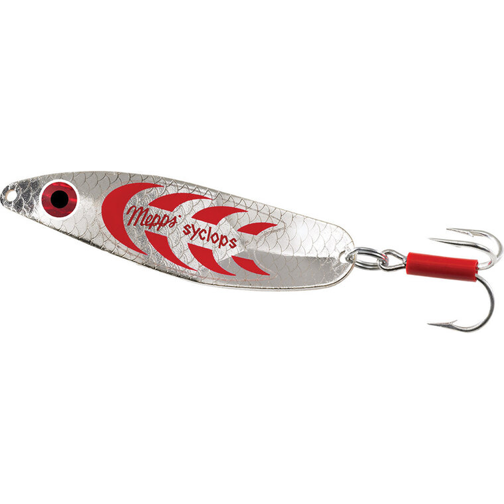 Mepps SYCLOPS silver/red 0/8g 26081 – Lure for Pike, Perch, Zander