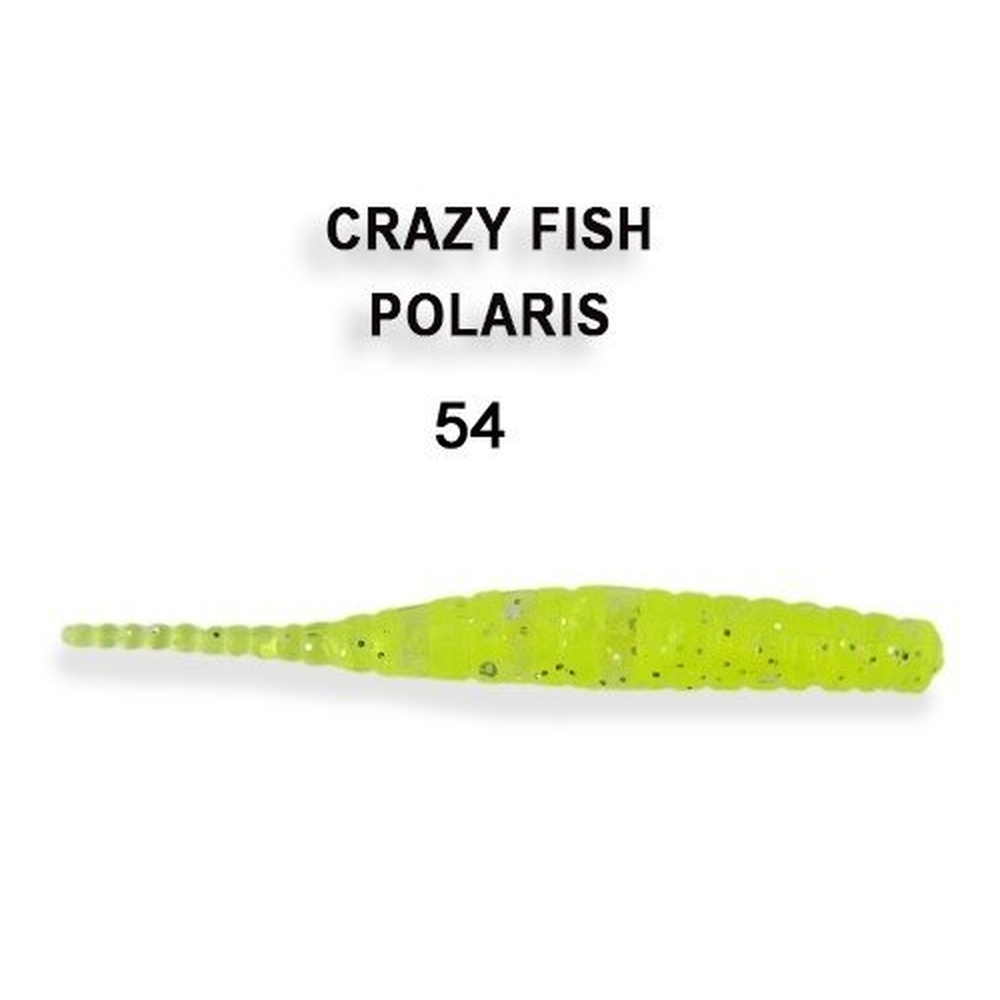 Polaris 45mm Green Acide | Squid 545-54-6 – softbait for Pike, Perch, Zander