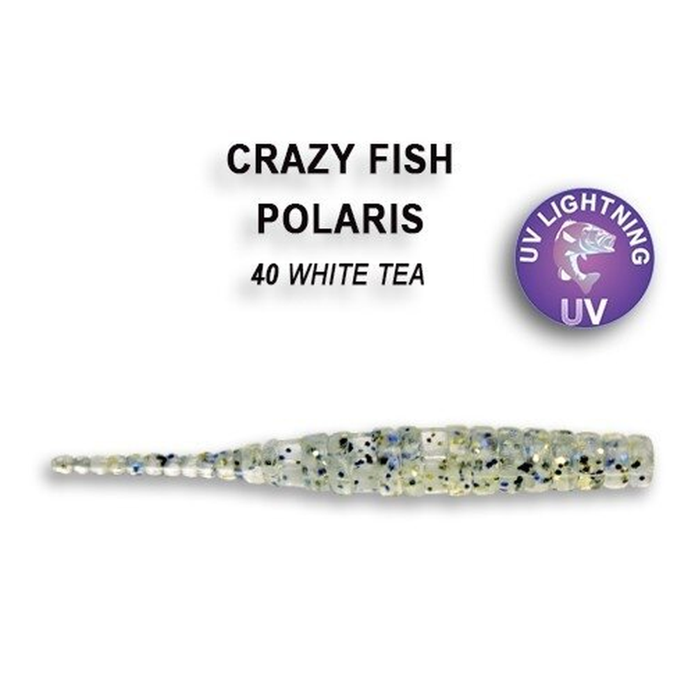 Polaris 45mm White Tea | Shrimp 545-40-4 – softbait for Pike, Perch, Zander