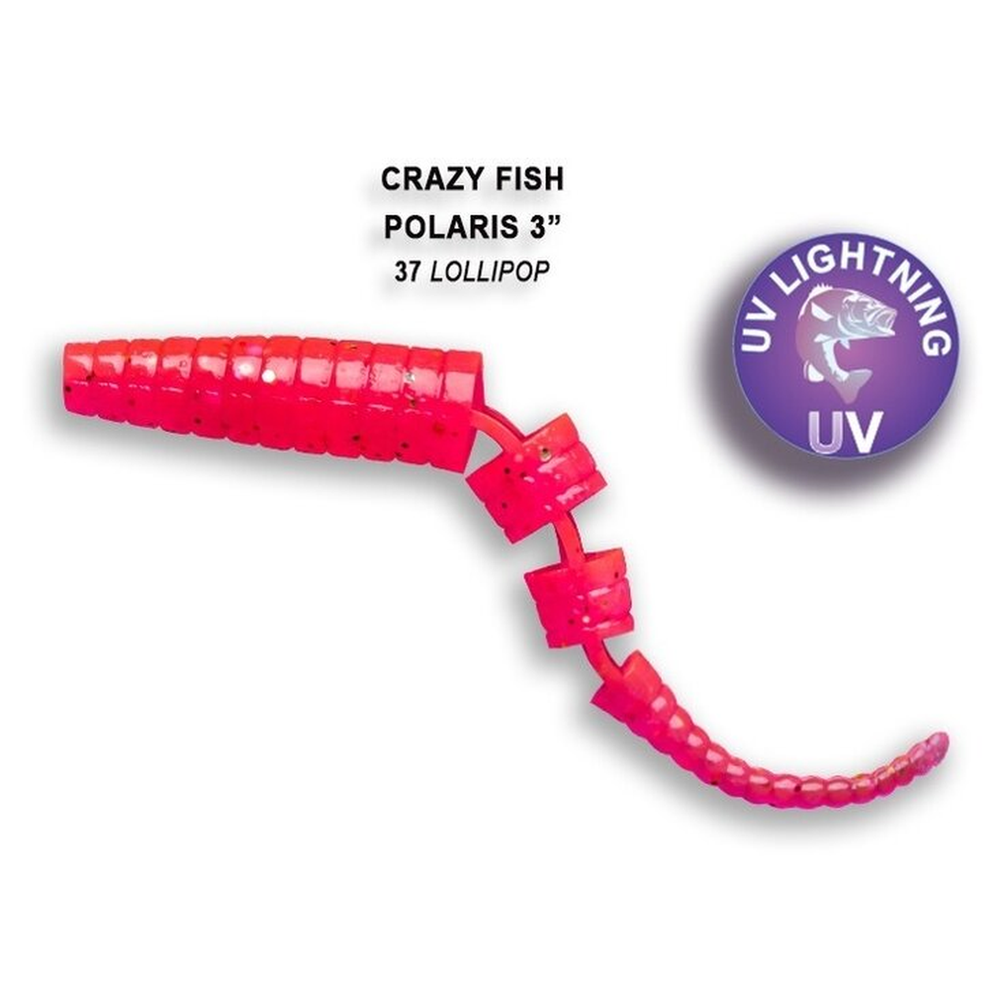 Polaris 68mm Lollipop | Squid 2468-37-6 – softbait for Pike, Perch, Zander