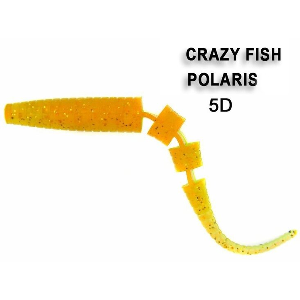 Polaris 100mm 5D Orange Chart. | Squid 38100-5D-6 – softbait for Pike, Perch, Zander