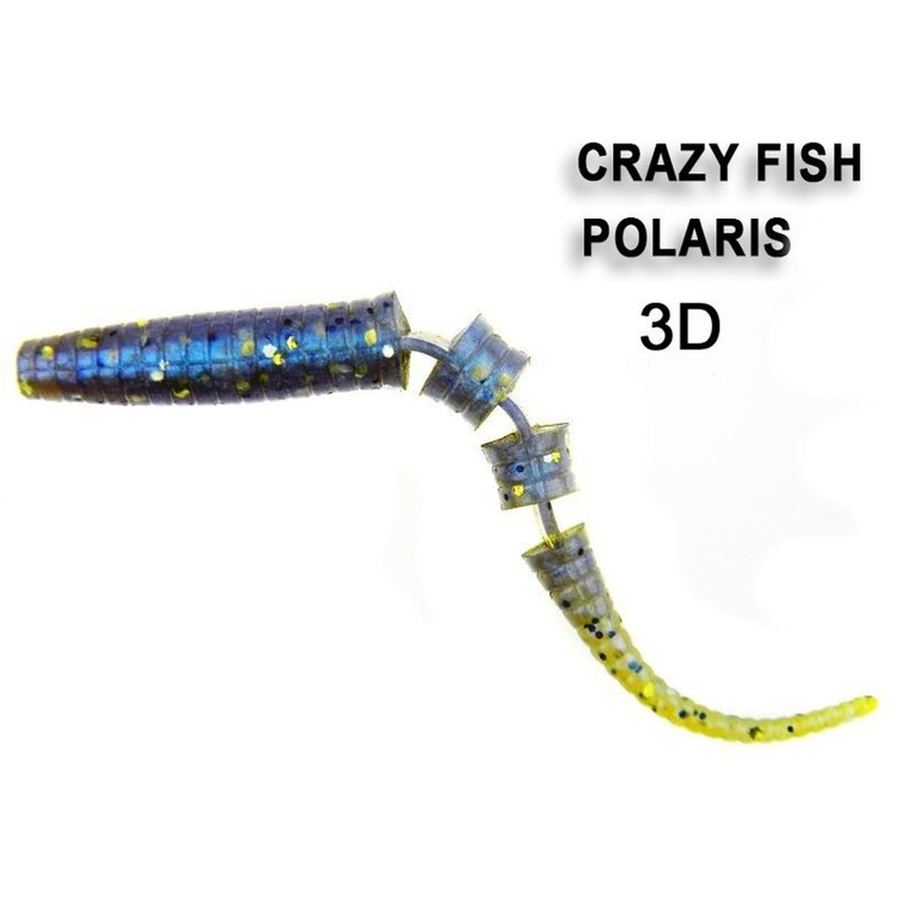 Polaris 100mm 3D Pearl Swamp | Squid 38100-3D-6 – softbait for Pike, Perch, Zander