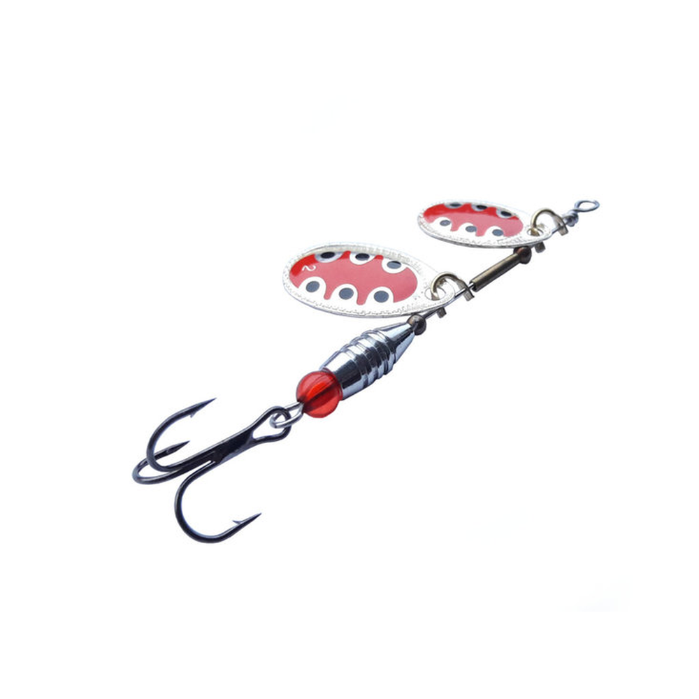 Jaxon Double Spinner  BO-HXD2K – spoon for Pike, Perch, Zander