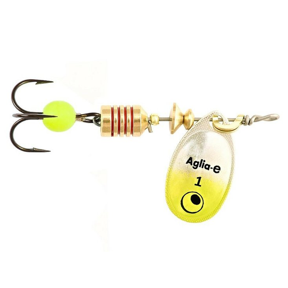 Mepps Aglia-e charteuse 1 / 3,5g 27053 – Lure for Pike, Perch, Zander