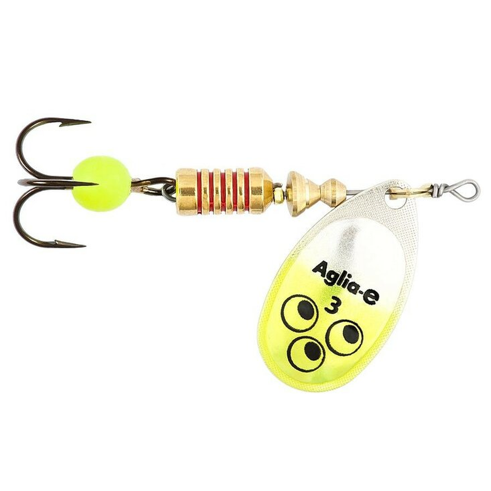 Mepps Aglia-e charteuse 3 / 6,5g 27057 – Lure for Pike, Perch, Zander