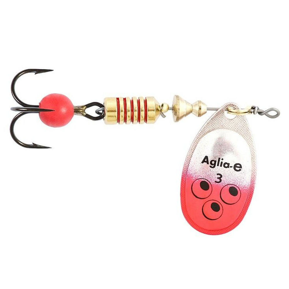 Mepps Aglia-e red 3 / 6,5g 27200 – Lure for Pike, Perch, Zander