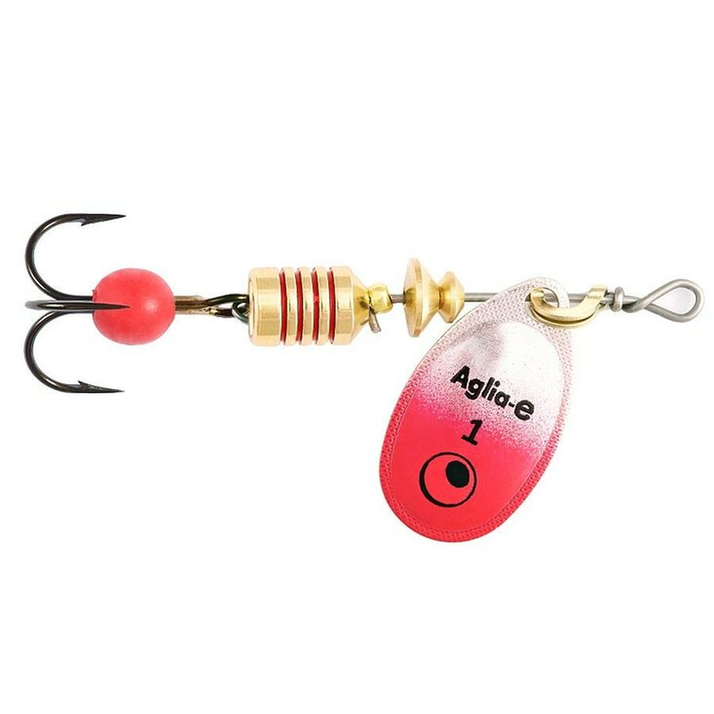 Mepps Aglia-e red 1 / 3,5g 27187 – Lure for Pike, Perch, Zander