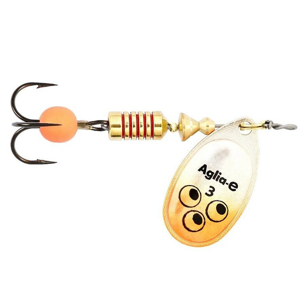 Mepps Aglia-e orange 3 / 6,5g 27101 – Lure for Pike, Perch, Zander