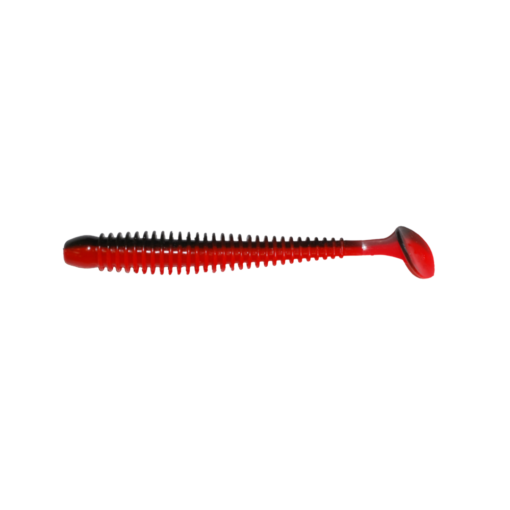 Relax Texas 4" Black Super Red TX4-L535 – Lure for Pike, Perch, Zander