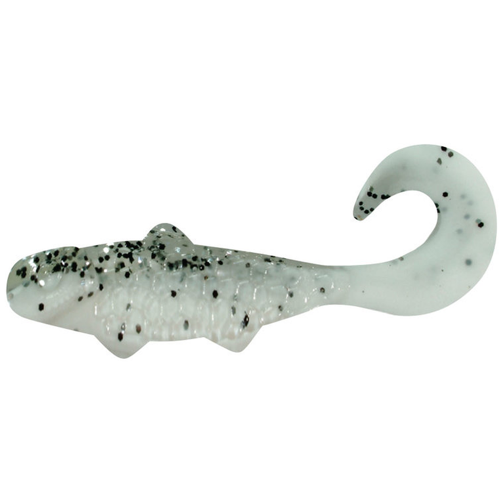 Banjo 1" Clear black glitter | Pearl BJ1-L039 – Lure for Pike, Perch, Zander