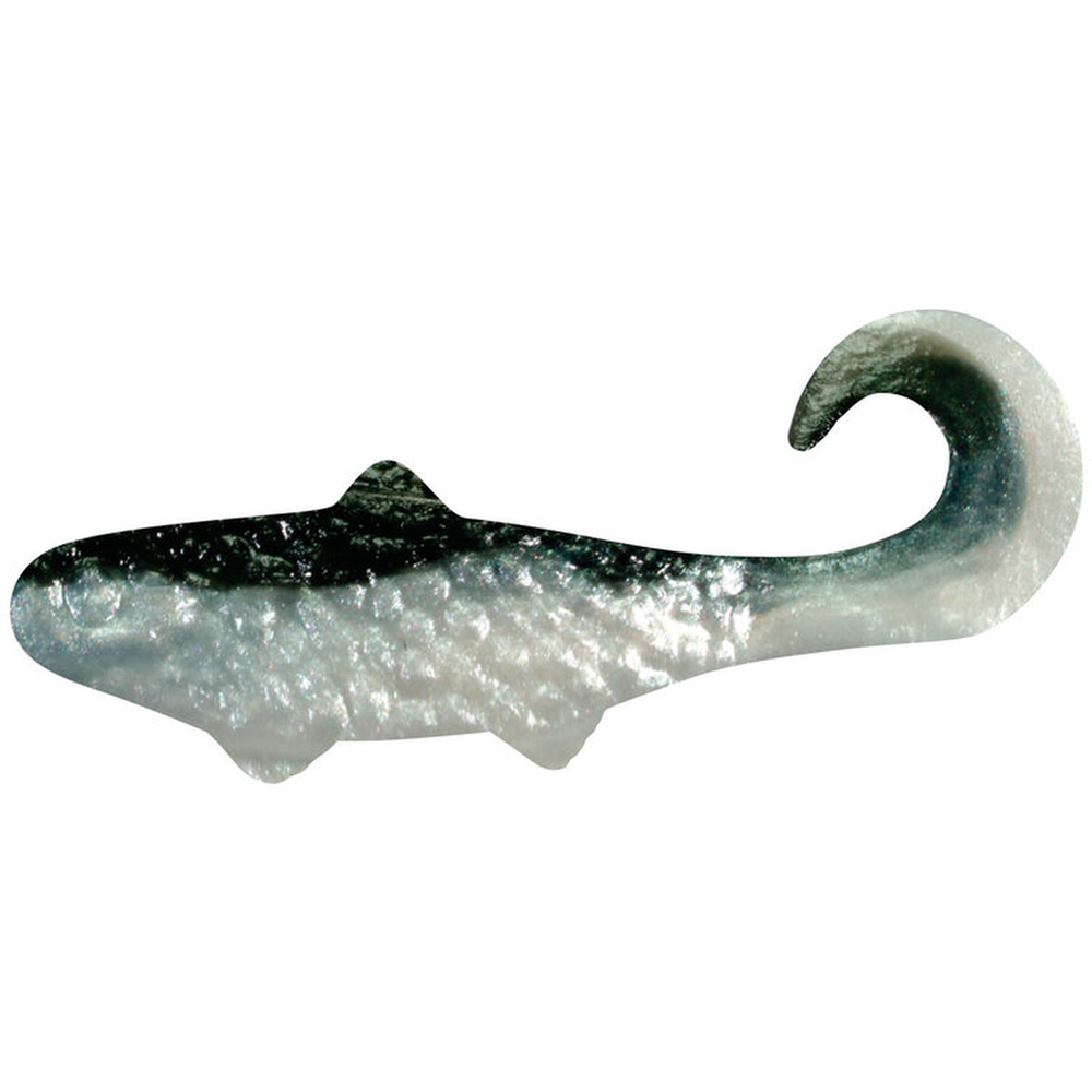 Banjo 1" Black | Pearl white  BJ1-L016 – Lure for Pike, Perch, Zander