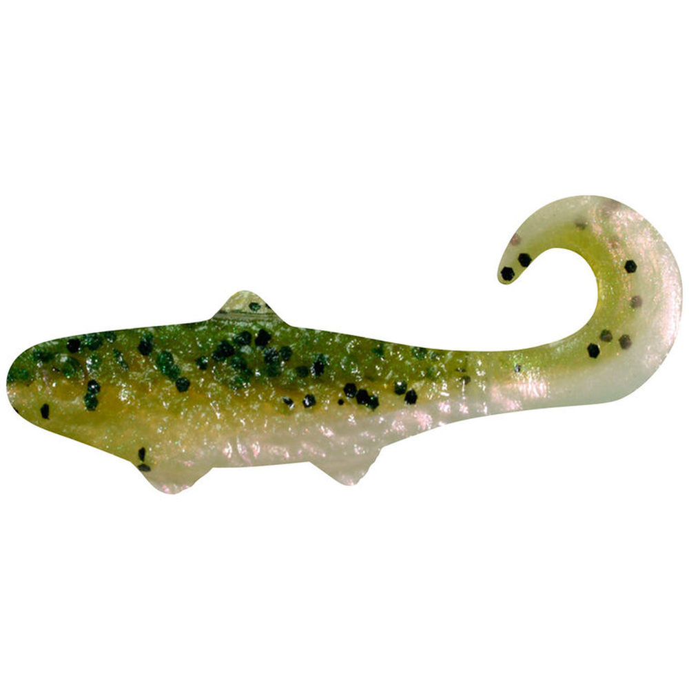 Banjo 2" Green black glitter | Pearl BJ2-L003 – Lure for Pike, Perch, Zander