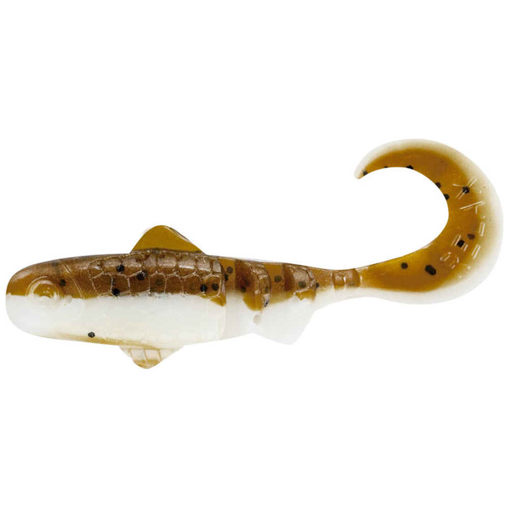 Super Banjo 3" Olive black glitter | White SBJ3-L072 – Lure for Pike, Perch, Zander