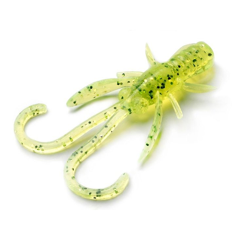 Baffi Fly 1,5" - Flo Chartreuse | Green 853161 – Lure for Pike, Perch, Zander