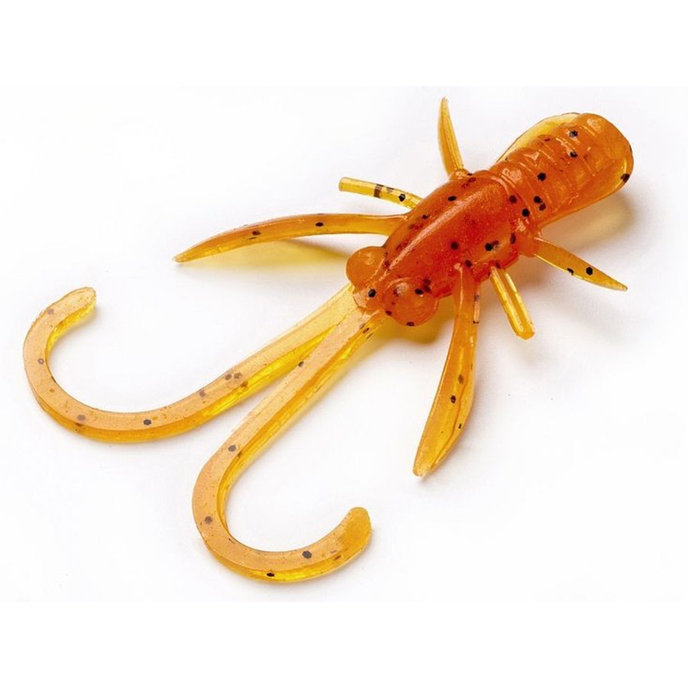 Baffi Fly 1,5" - Orange Pumpkin | Black 853215 – Lure for Pike, Perch, Zander