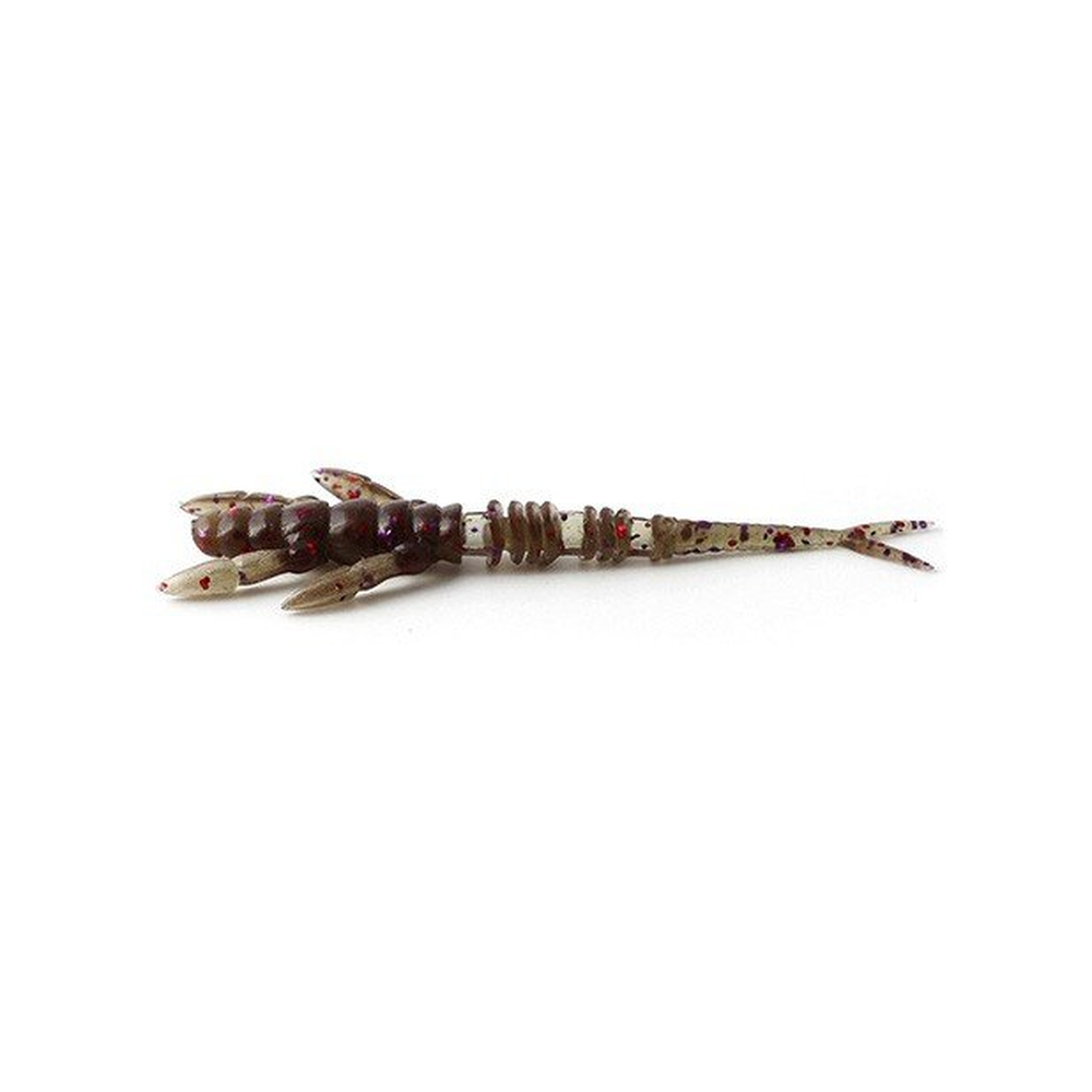 Flit 2" - Green Pumpkin | Brown | Purple & Red 851297 – Lure for Pike, Perch, Zander