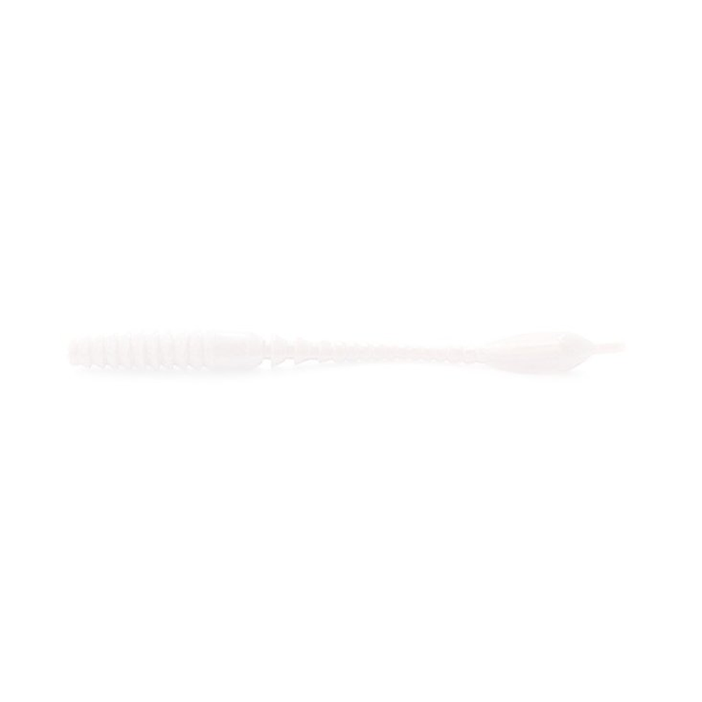 ARW Worm 2" - White 850016 – softbait for Pike, Perch, Zander