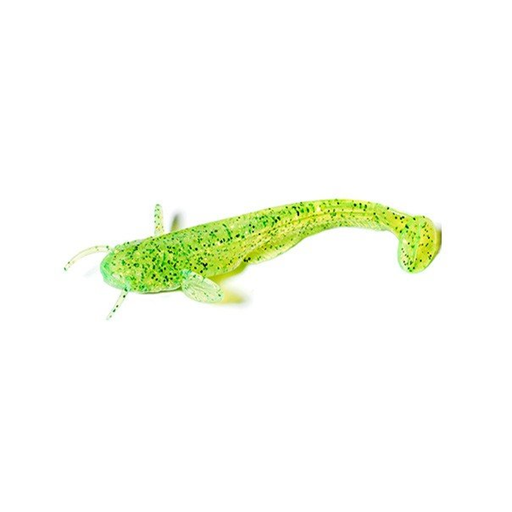 Catfish 3" - Flo Chartreuse 850177 – Lure for Pike, Perch, Zander