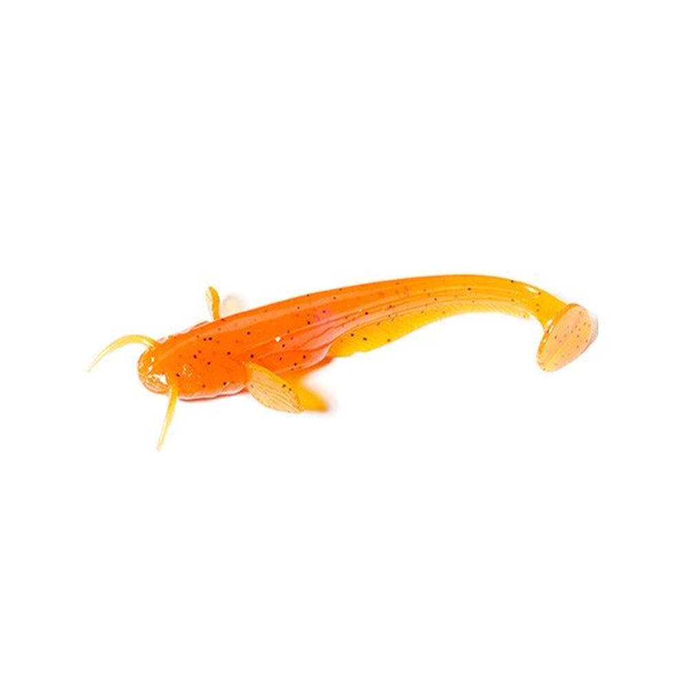 Catfish 3" - Orange Pumpkin | Black 850214 – Lure for Pike, Perch, Zander