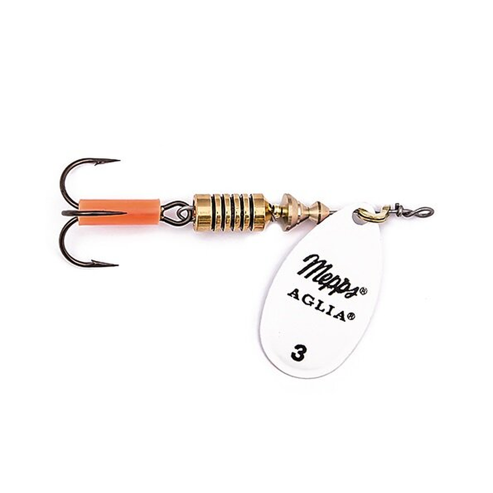 Mepps AGLIA FLUO white 5/13g 20683 – Lure for Pike, Perch, Zander