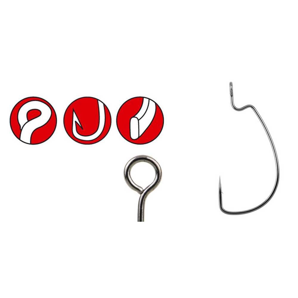 Worm 330 Bottom Jigging 1/0 185097-100 – softbait for Pike, Perch, Zander