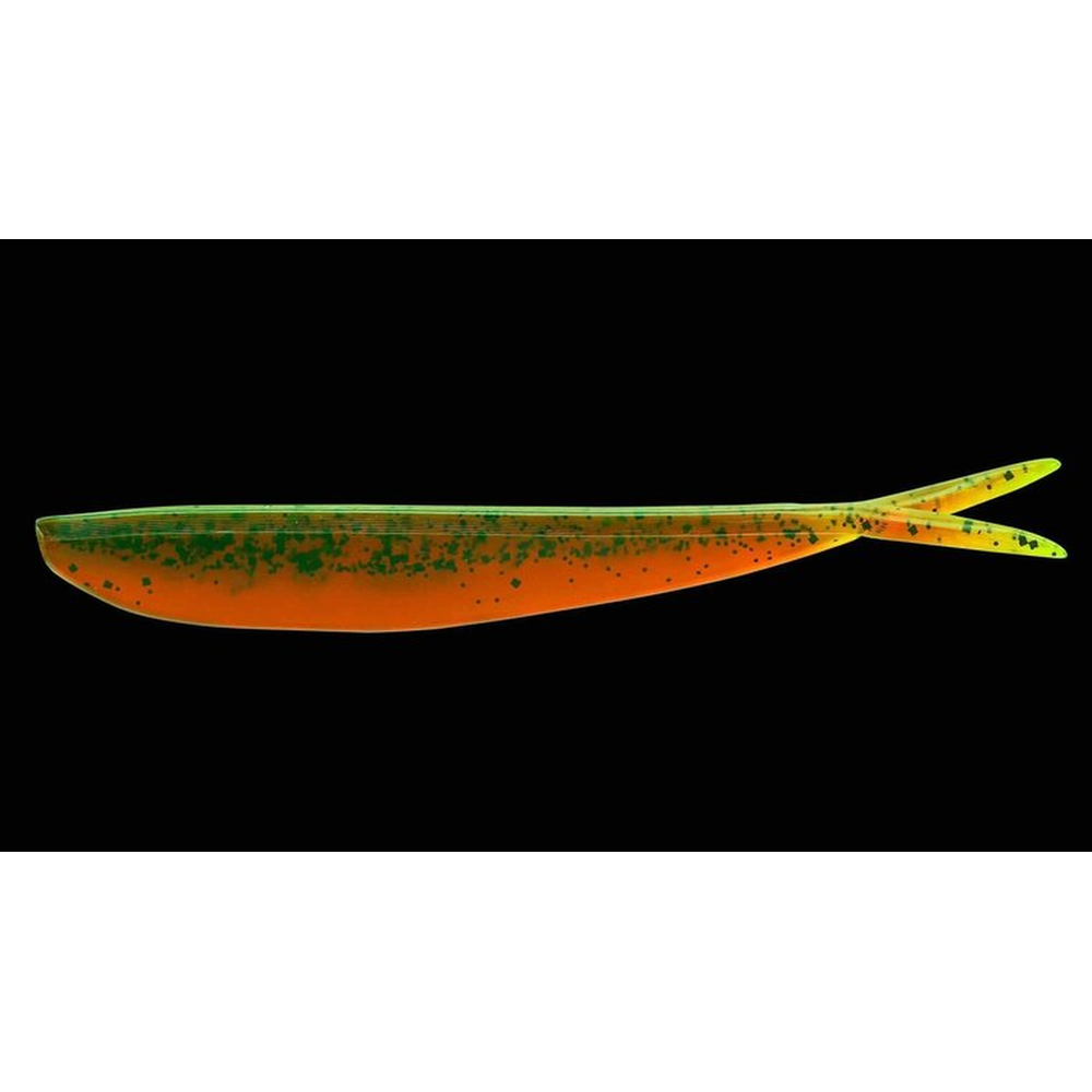 Lunker City Fin-S Fish 4" Motor Oil Pepper 214401 – softbait for Pike, Perch, Zander
