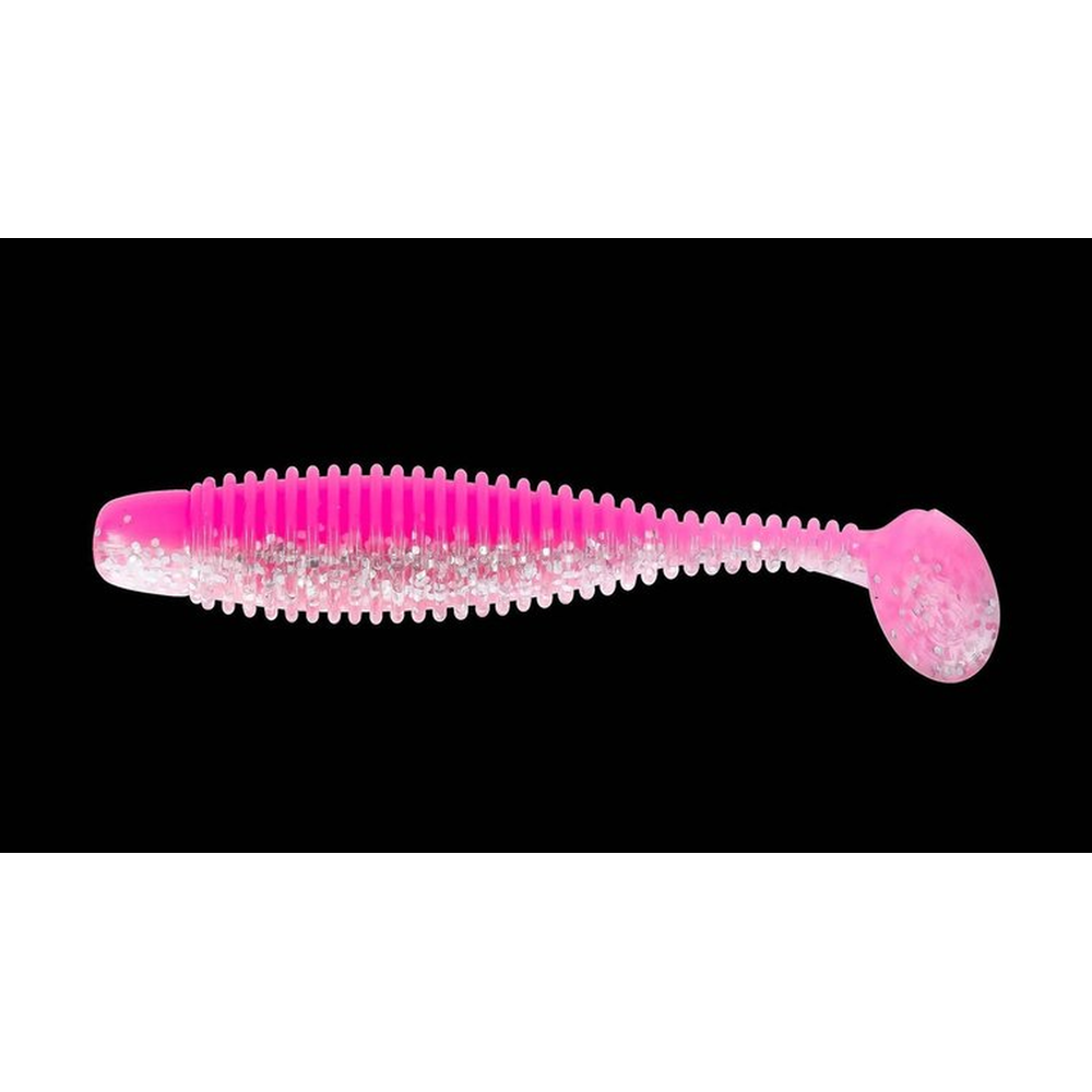 Lunker City Grubster 2" Bubblegum Ice 850562 – softbait for Pike, Perch, Zander